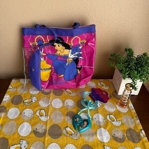 Aladdin Jasmin purse and Best Friend necklace set